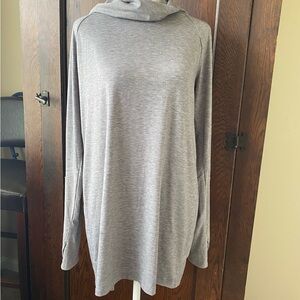 Athleta Gray Oversized Hoodie Sweatshirt